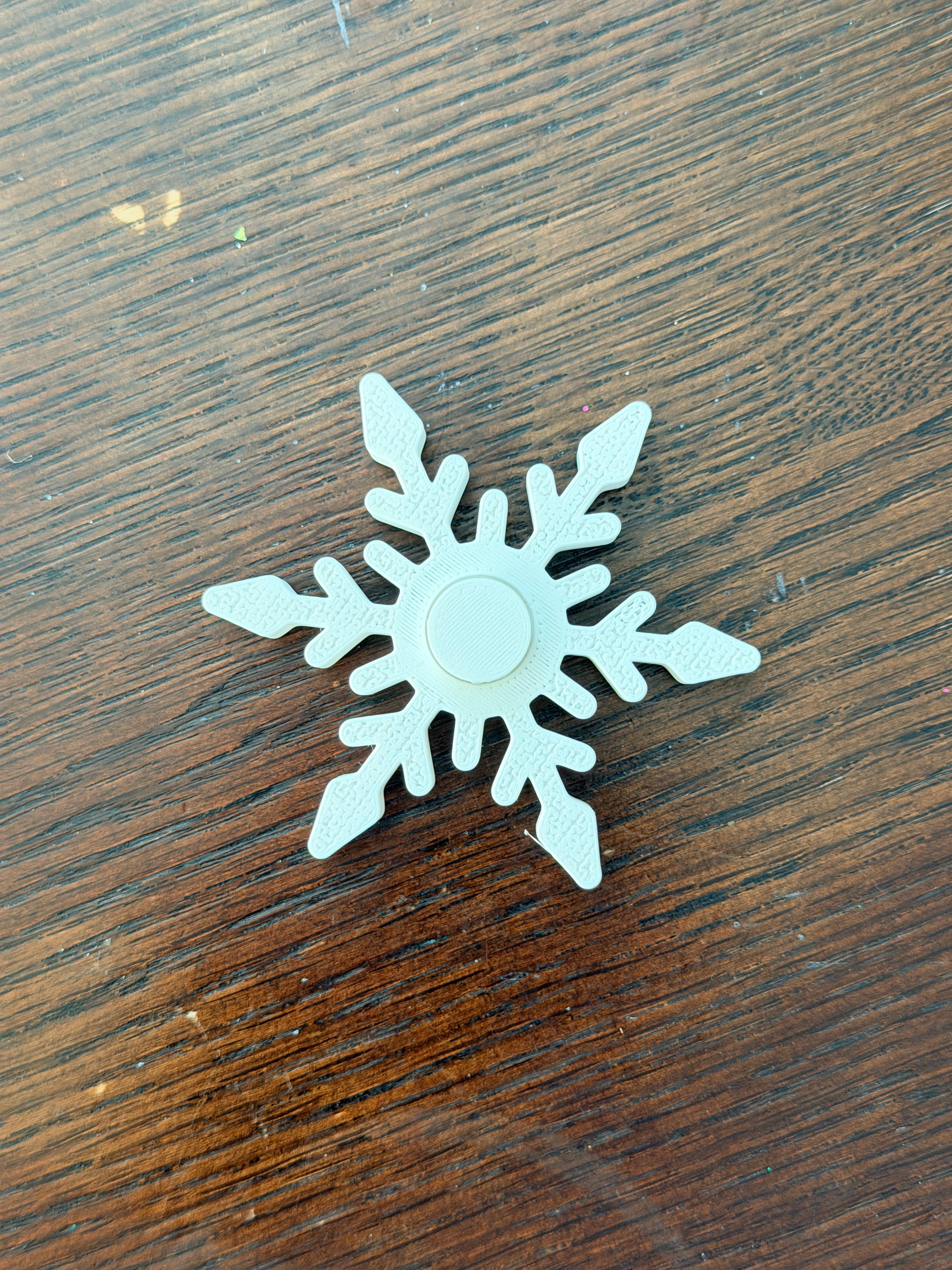 Snowflake Fidget Spinner 4