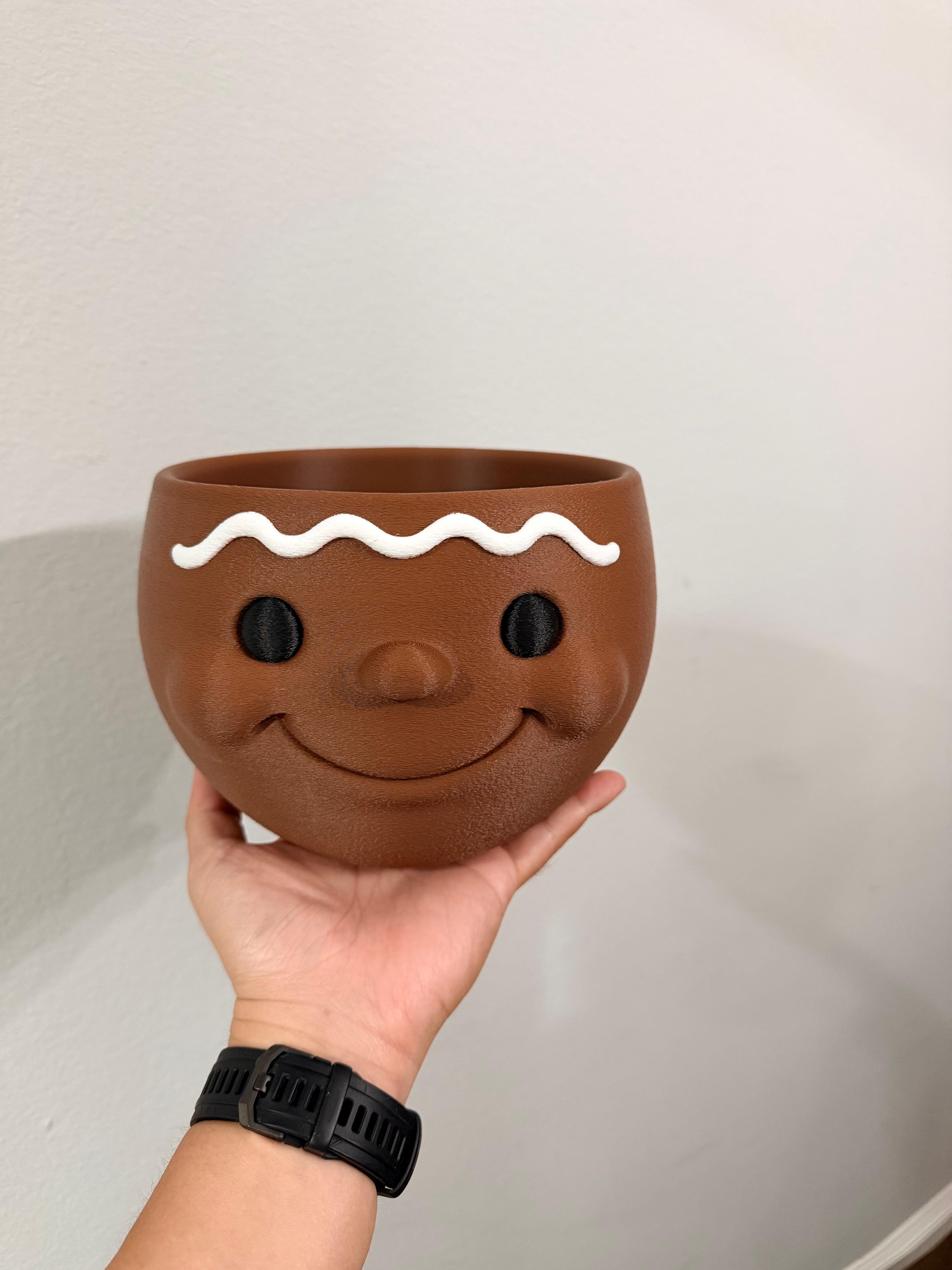 Gingerbread Man Candy Bowl