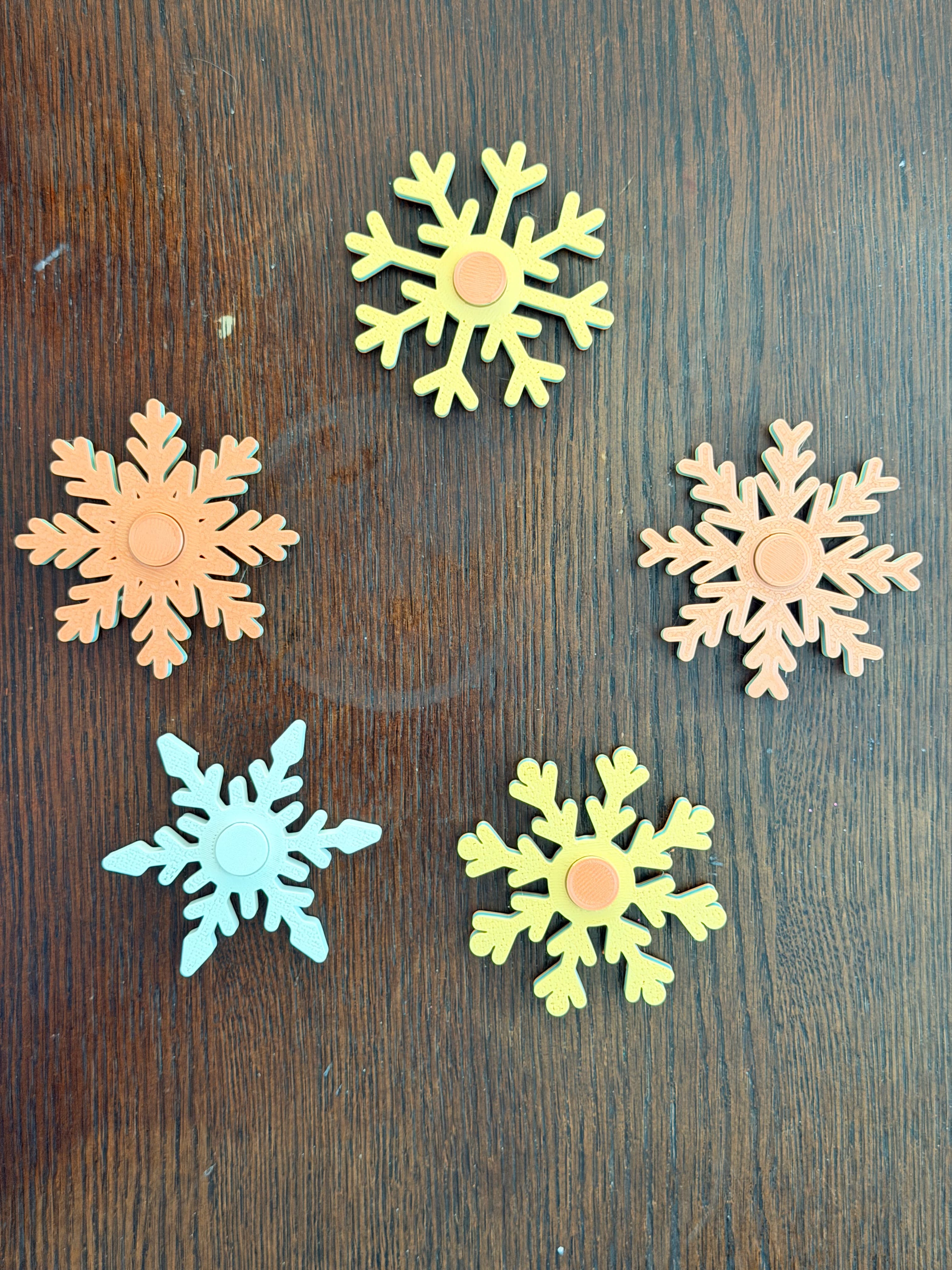Snowflake Fidget Spinner