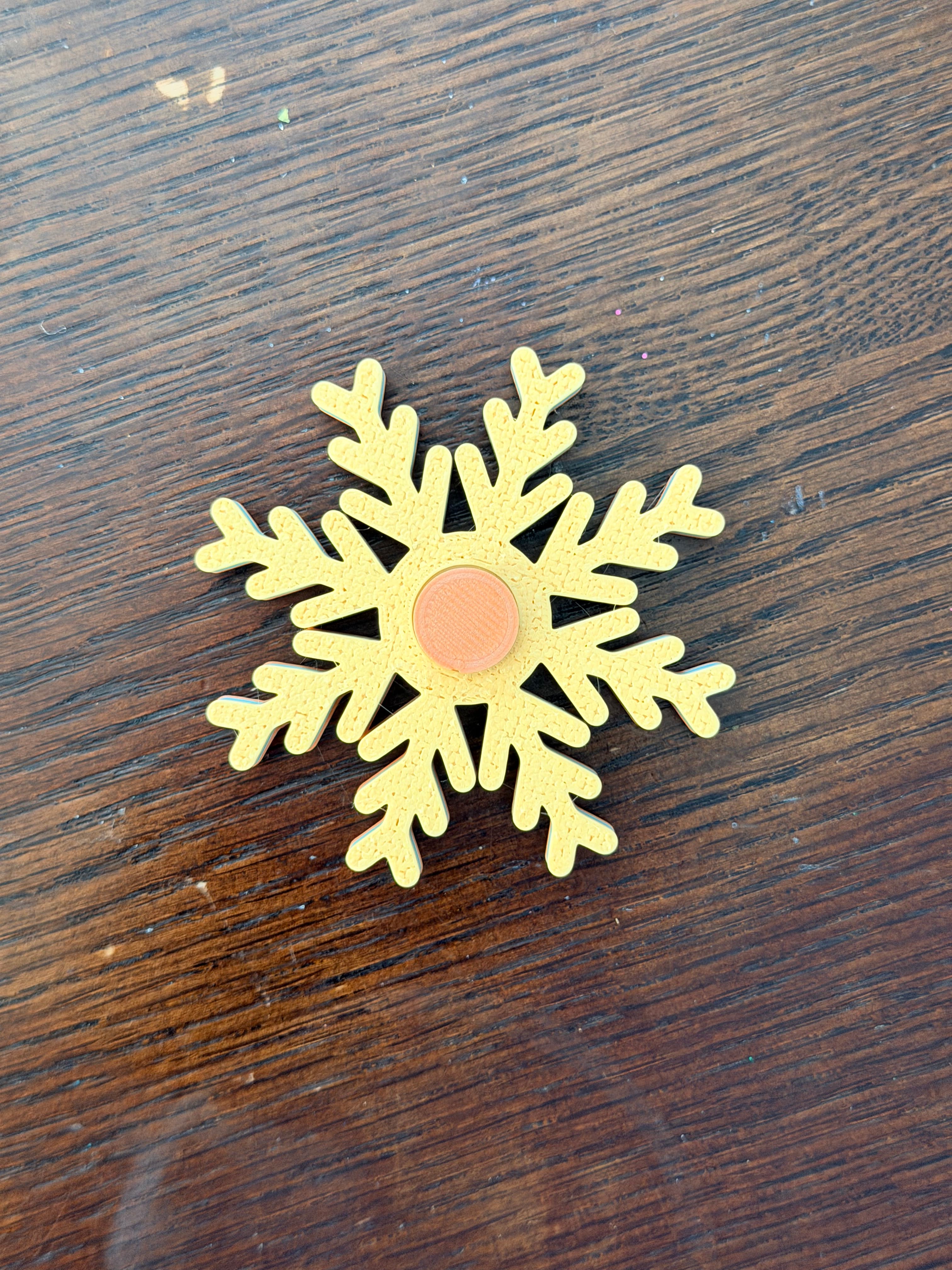 Snowflake Fidget Spinner 3