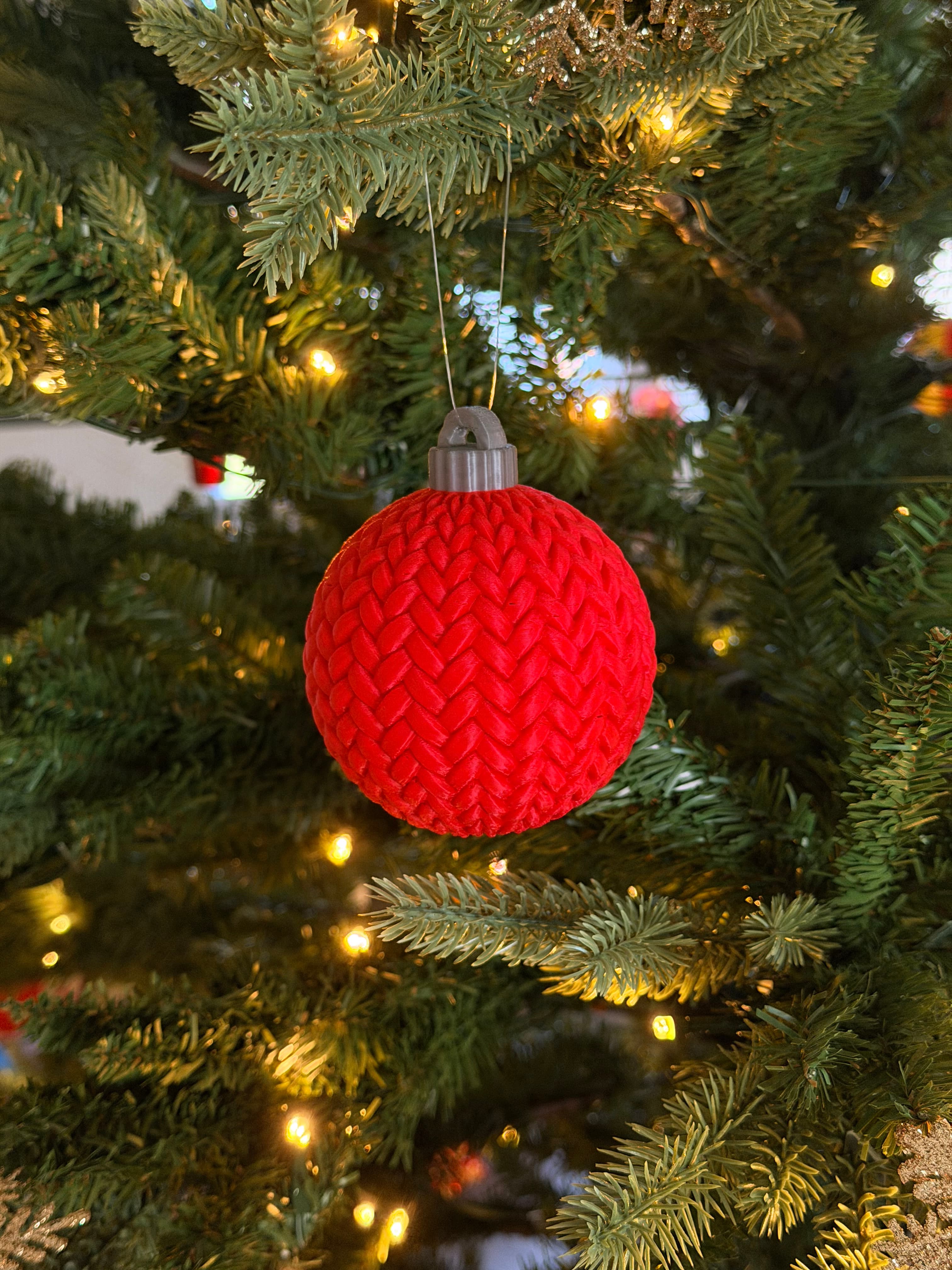 Ornaments - Spirals, Knitted, and Fuzzy